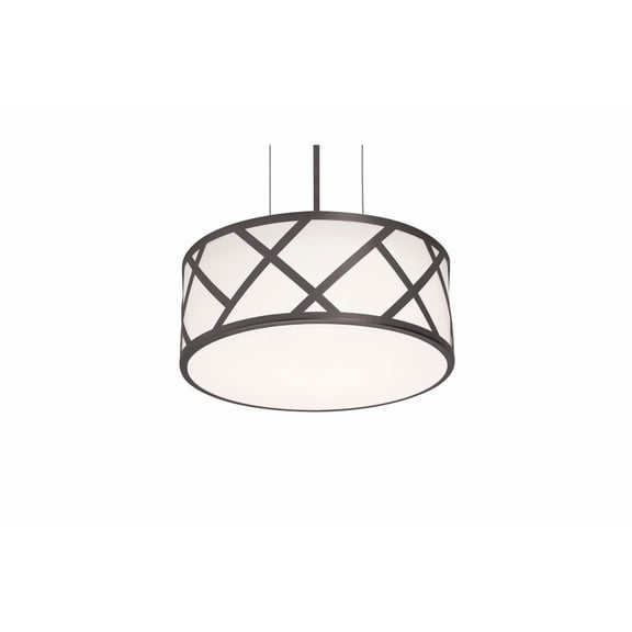 AFX Haven 13'' Medium Base Pendant - Black Finish