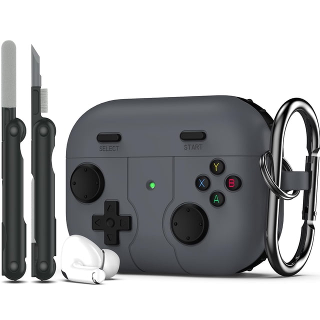 Funda para AirPods Pro de segunda y primera generación con llavero RFUNGUANGO