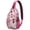 Rose-red-6, variant on Anchor Print Chest Bag - Nautical Sling Backpack for Travelers, Lightweight & Hands-Free Design with Anti-Theft Pockets - Ideal for Biking, Hiking, and Beach Outings