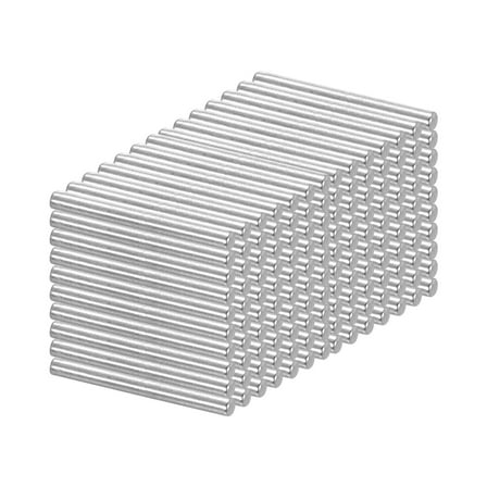 Uxcell 304 Stainless Steel Dowel Pin 2x18 mm (5/64" Dia) 100 Pcs Hardened Metal Shelf Pegs Bunk Bed Pins