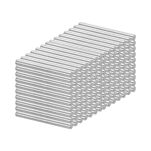 Uxcell 304 Stainless Steel Dowel Pin 2x18 mm (5/64" Dia) 100 Pcs Hardened Metal Shelf Pegs Bunk Bed Pins