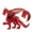 Red, variant on SIfdSeng Toys for Toddler Girls Educational Stone Dragons Toy Figure Realistic Dinosaur Model Kids Birthday Gift Toys Preschool Toys Kindergarten Toys Bulk