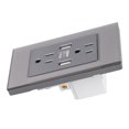 thumbnail image 3 of Enchufe De Pared De EE. UU. UU., Enchufe Estándar De EE. UU. UU. De Seguridad Serie 118, Enchufe De 110-220 V Con Tornillos Para El Hogar, 3 of 7