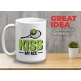 thumbnail image 2 of Tennis Coffee Mug 15oz White - Kiss My Ace - Tennis Player Athlete Hobby Funny Pun Sarcasm Joke Racket Ball Coach Player, 2 of 7
