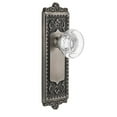 thumbnail image 5 of Grandeur Winbor_Psg_234 Windsor Solid Brass Rose Passage Door Knob Set - Bronze, 5 of 7