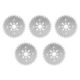 thumbnail image 1 of Accesorio de repuesto de rueda dentada para robot industrial, 5 piezas 5311‑0014‑0030 Rueda dentada de paso de 8 mm Rueda dentada de aluminio diseñada a medida para la perfección, 1 of 8