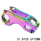thumbnail image 3 of Vástago de bicicleta de aleación Accesorios para bicicleta ± 17  degree Componentes Piezas 31.8 mm Vástagos de ciclismo Elevador para bicicleta de carretera colorido 70mm Macarena  Tallo de manillar de bicicleta, 3 of 8