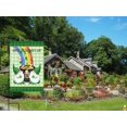 thumbnail image 3 of St Patrick''s Day Garden Flag,Shamrock Spirit Gold Coin Hat Rainbow St Patricks Flag 12.5 x 18 Inch Clover Double-Sided Display 2 Layer Linen for Garden and Home Decorations, 3 of 6