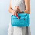 thumbnail image 3 of Bolsa de almacenamiento portátil de poliéster para hombre y mujer, organizador de artículos de tocador, bolsa de cosméticos de viaje colgante, bolsa de lavado impermeable, 3 of 5
