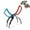 2 Claw, variant on 3 Claw Fish Gripper, Fishing Pliers Gripper, Metal Fish Control Clamp Claw Tong Grip Tackle Tool, Multi-Functional Lightweight Non-Slip Fish Claw Gripper for Catch Fish Fishing Accessories