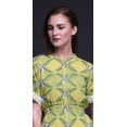 thumbnail image 5 of Bimba Rayon Pine & Leaves Womens Printed Side Slit SummerÂ&nbsp;DressÂ&nbsp;Long Maxi Gown-X-Large, 5 of 6