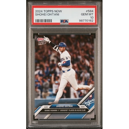Shohei Ohtani 2024 Topps Now 1st Dodgers Player in 40/40 Club #584 PSA 10 Gem Mint
