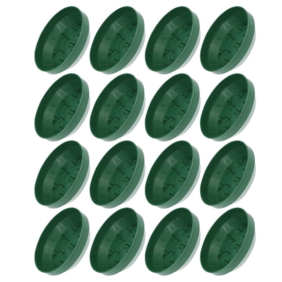 Phenofice Florist Supplies 16Pcs Plastic Flower Foam Tray for Floral Arrangements Minimalist Design Wedding Party Use