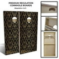 thumbnail image 2 of Slick Woody's Regulation 20S Art Deco Cornhole Board Set with 8 Bags in Black, 2 of 2