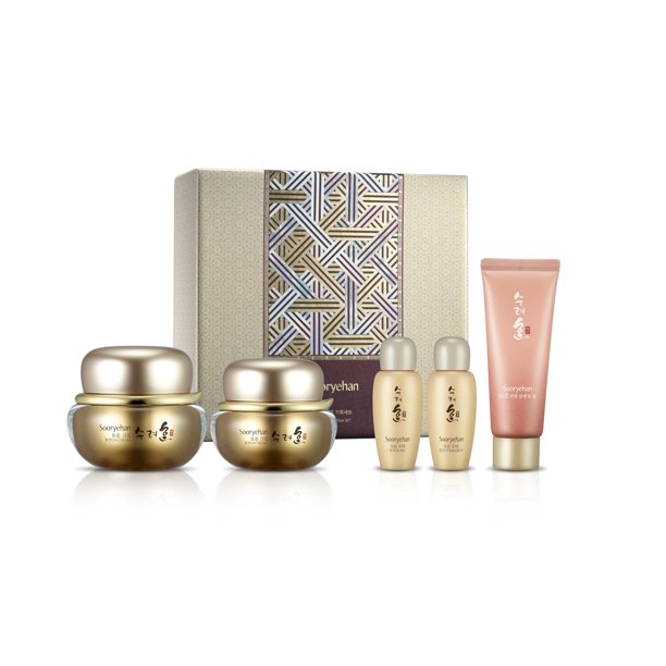 Set de regalo para el cuidado de la piel Sooryehan Boyun con ginseng rojo 155 ml