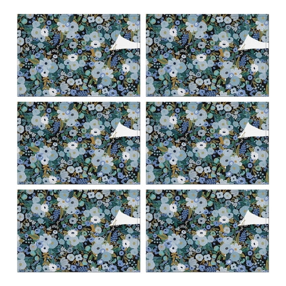 Boho Rustic Wildflower Placemats 12x18 Inches Set Of 6 Table Mats for Indoor Kitchen Dining Rustic Vintage Table Mats