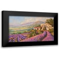 thumbnail image 1 of Obuchovsky, Yury 18x12 Black Modern Framed Museum Art Print Titled - Provence-Lavender Fields, 1 of 5