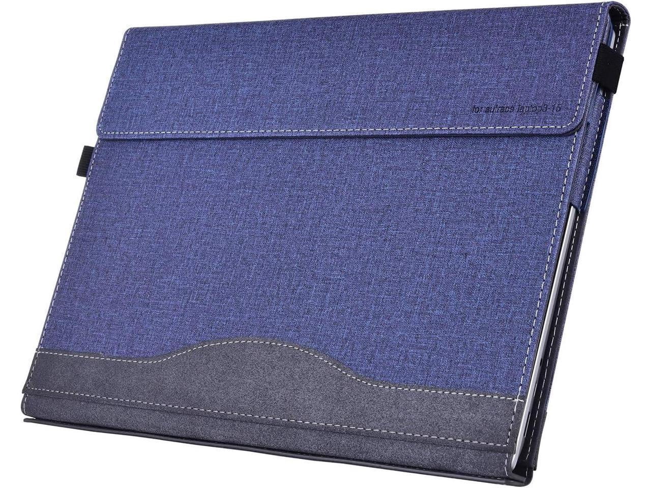 Laptop Case for 13.5 inch Microsoft Surface Laptop 6 / Laptop 5 / Laptop 4 / Laptop 3 / Laptop 2 / Laptop 1 PU Leather Protective Cover with Pencil Holder
