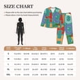 thumbnail image 4 of Lsque Ho Ho Ho Pattern Long Sleeve Pajama Set for Women - Soft 2-Piece Sleepwear and Loungewear Set with Pockets, Comfy Nightwear-XX-Large, 4 of 7
