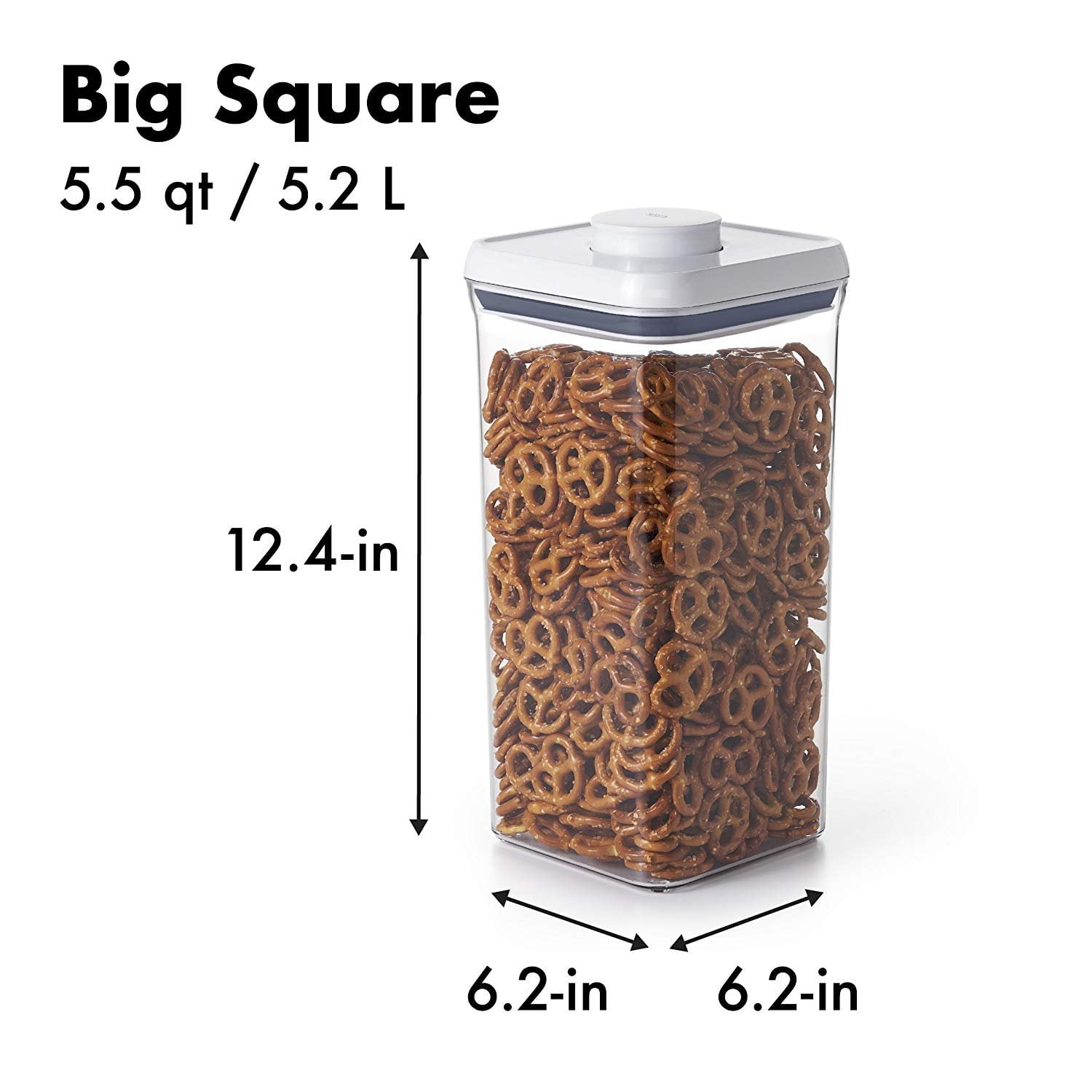 POP Container - Big Square Tall (6.0 Qt.)