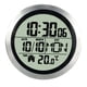 thumbnail image 1 of Reloj de pared digital para baño de 14,6 cm con ventosa, reloj de cocina, calendario mensual. Marco de aluminio, 1 of 9