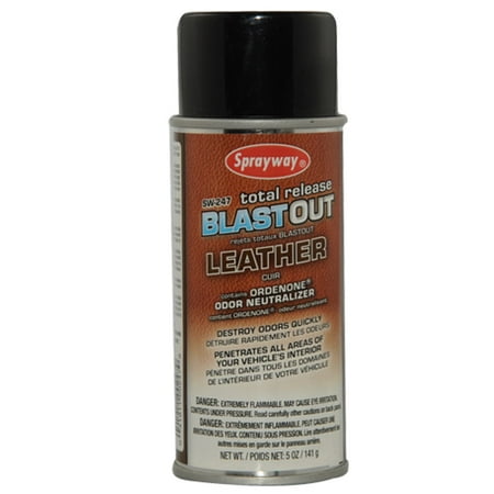 Sprayway Total Release Odor Eliminator w/ Ordenone - Leather