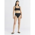 thumbnail image 2 of Free Assembly Women's and Women's Plus Size Square Neck Bikini Top, Sizes XS-1X, 2 of 5