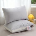 thumbnail image 6 of KQJQS Hotel-Grade Down Pillow Core - Soft and Supportive Bed Pillow for Back, Side, and Stomach Sleepers - Skin-Friendly Cotton Fabric, 6 of 7