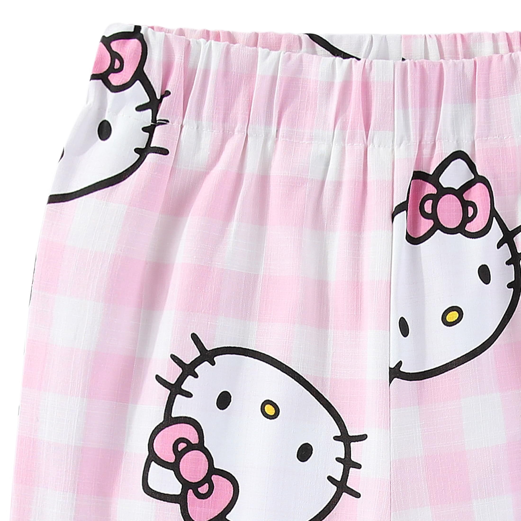 Hello Kitty Gingham Top and Pants Set (Girls), 2 Piece Set, Sizes 4-10