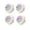 colorful-27CM, variant on 4-Pack Polka Dot Inflatable Beach Balls, Summer Pool Toys for Water Games, Birthday Party Supplies & Decorations, Outdoor Beach Play (40CM)