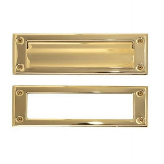 Brass Accents A07-M0070-PVD Mail Slot - PVD Polished Brass