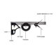 thumbnail image 2 of Combination Square 300mm Multi-functional Adjustable Combo Square Right Angle Ruler Engineer Measuring Tool Carpenter Square, 2 of 5