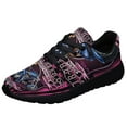 thumbnail image 2 of Bikers Against Breast Cancer Shoes Women's Fashion Sneakers Tennis Running Shoes for Men Women Black Size 10.5, 2 of 7