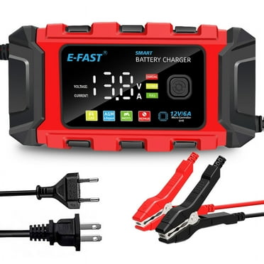12V Smart Car Battery Charger Automatic Lifepo4 Tender Repair Maintainer Trickle Charger for Motorcycle