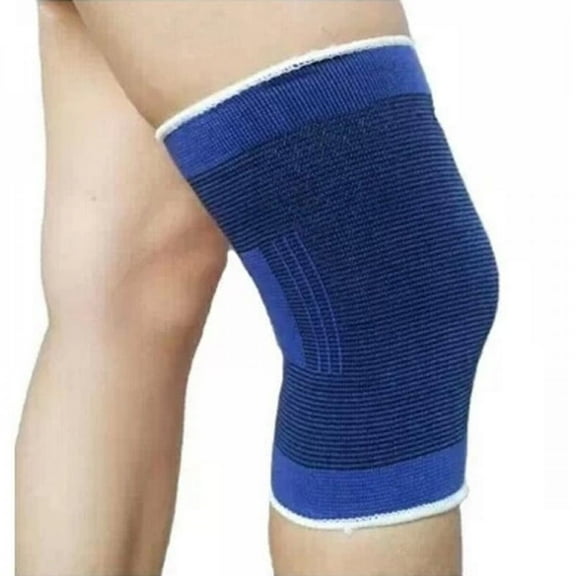2 Pcs Knee Brace Elastic Muscle Support Compression Sleeve Sport Pain Relief Blue