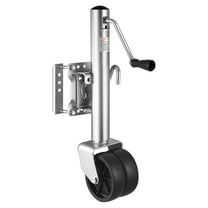 VEVOR Trailer Jack with Wheel, 1500 lbs Load Capacity, Heavy Duty Swivel Boat Trailer Jack with PP Single Wheel & Ergonomic Handle, 12-inch Lift, Fit for RVs, Boats, Horse Trailers, Utility Trailers