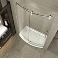 thumbnail image 3 of Aston SDR981-CH-60-10-R Zenarch 56-60" Wide X 75" High Frameless Sliding Shower Door -, 3 of 4