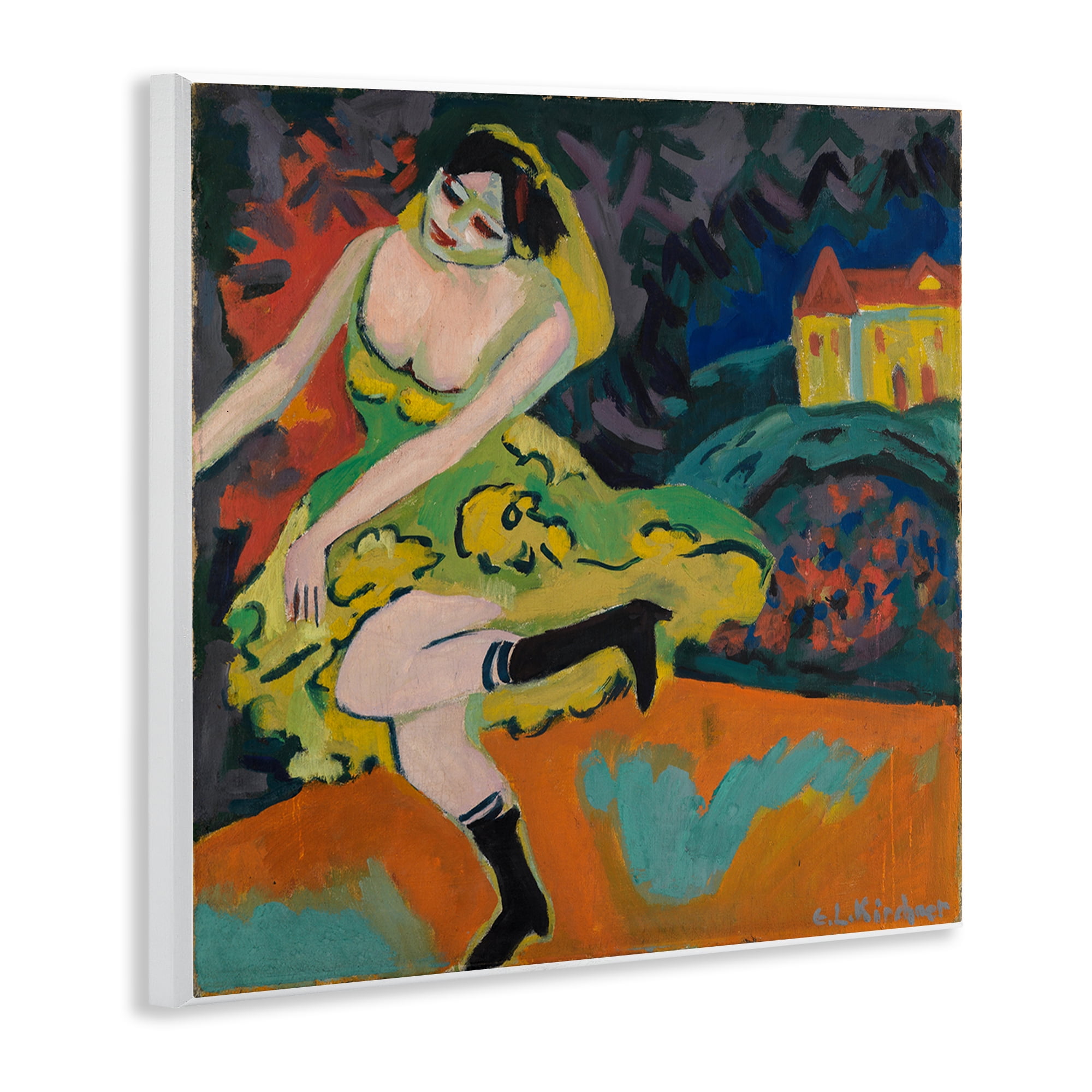 Stupell Industries Kirchner Painting of Woman People Painting Unframed Art Print Wall Art, 12 x 12