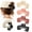 Beige+Light orange+Deep orange+Black, variant on Claw Clip for Adjustable Hats, 4.1 Inch Large Hat Hair Clips for Medium/Thick Hair, Non-Slip Strong Hold Hat-Friendly Hair Claw Clips for Baseball Cap
