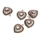 thumbnail image 1 of de 5pcs de Colgante de Pendiente Colr de Rhinestone Hueca Decoración DIY para Ropas Bolsas café Hugo Colgante hueco, 1 of 8