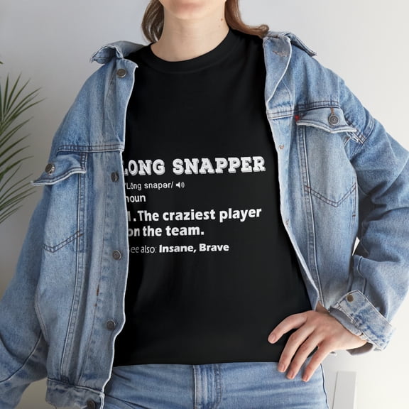 Cool Long Snapper Position Playing Football Team Player Gift T-Shirt