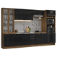 thumbnail image 1 of Cocina Integral Completa Armario de Vidrio Madesa Lux MN 03, 1 of 3
