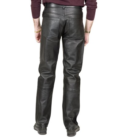 black pants faux leather jeans pleather disco mens halloween costume small