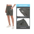 thumbnail image 7 of Little Donkey Andy Women's 9 Inches Shorts for Hiking Golf Travel Lightweight Quick Dry Carbon Heather XS, 7 of 7