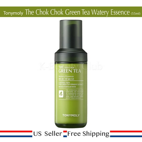 [Tonymoly] The Chok Chok Green Tea Watery Essence 55ml