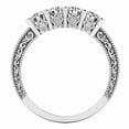 thumbnail image 3 of 0.75 Carat (ctw) 10K White Gold Round White Diamond Ladies Anniversary Wedding Stackable Band Ring 3/4 CT, 3 of 4