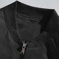 thumbnail image 5 of Men's Jackets Clearance Zipper Up 2XL Solid Color Leisure Pocket Zipper Work Clothes Long Sleeves Loose Coat, 5 of 9