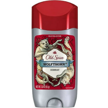 Old Spice Wild Collection Deodorant, Wolfthorn 3 oz (Pack of 4)