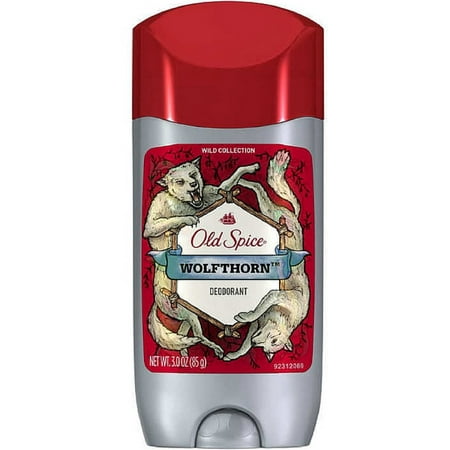 Old Spice Wild Collection Deodorant, Wolfthorn 3 oz (Pack of 3)