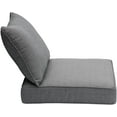 thumbnail image 2 of Ovios Back and Seat Cushion Set for Outdoor Furniture, 2-Piece Replacement Cushions for Deep Seating Patio Chair, Outside Pads for Porch, Deck and Garden Seats, 2 of 6
